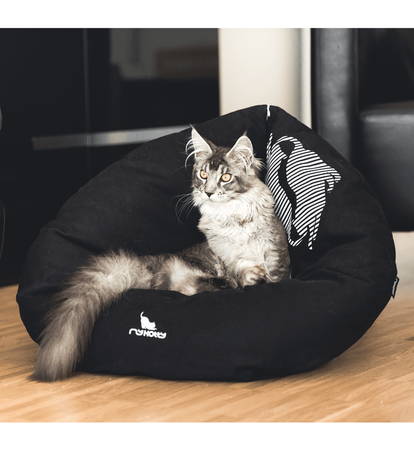 EMI black Cat Bed